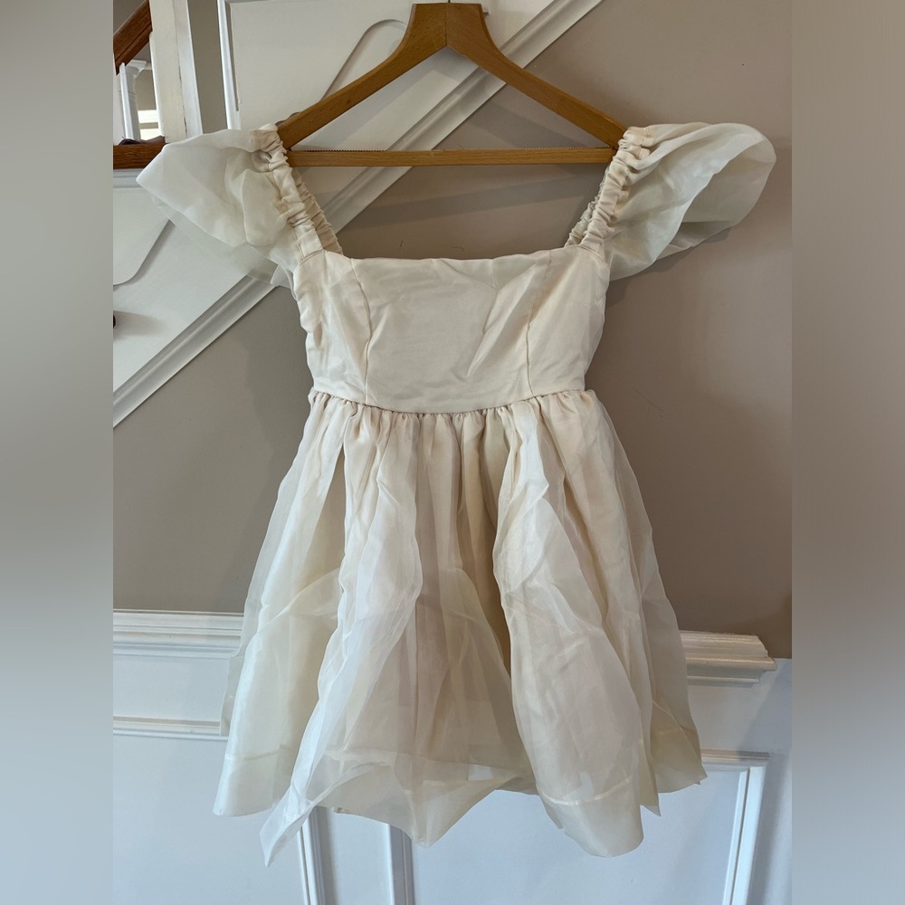 Anthropologie Mable Organza Mini Dress